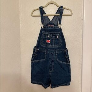 Vintage Women’s Revolt Denim Short Overalls
